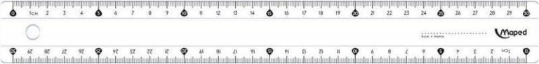 Maped Επίπεδος Χάρακας Cristal 30cm (146119)