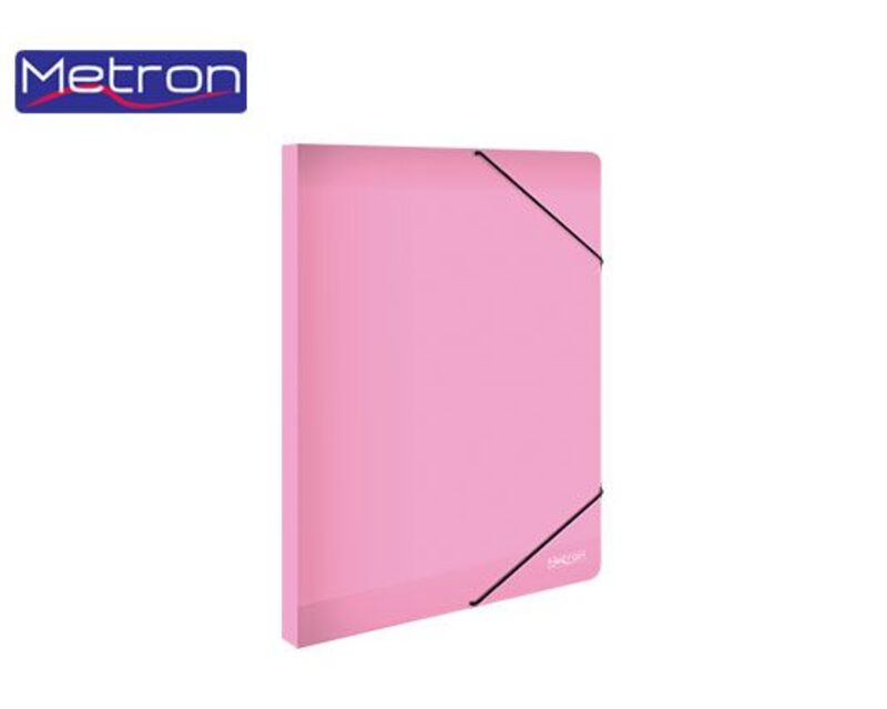 Metron Κουτί Λάστιχο 25x35x3 Fun Ροζ (05535)