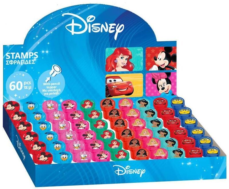 Mickey-Minnie-Cars-Princess Σφραγίδα-10 Σχέδια-1Τμχ (000564562)