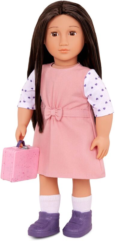 Our Generation Κούκλα Lin With School Uniform (BD31482Z)