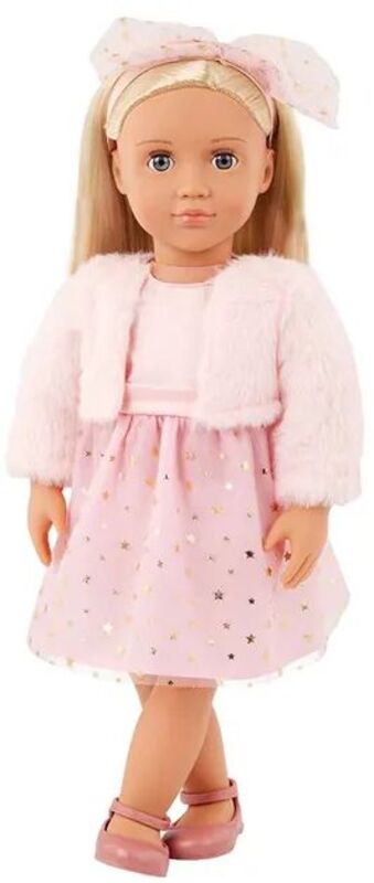 Our Generation Κούκλα Miranda With Pink Holiday Dress (BD31581Z)