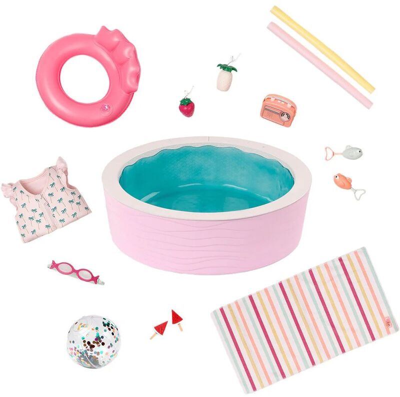 Our Generation Σετ Πισίνας With Accessories (BD35484Z)