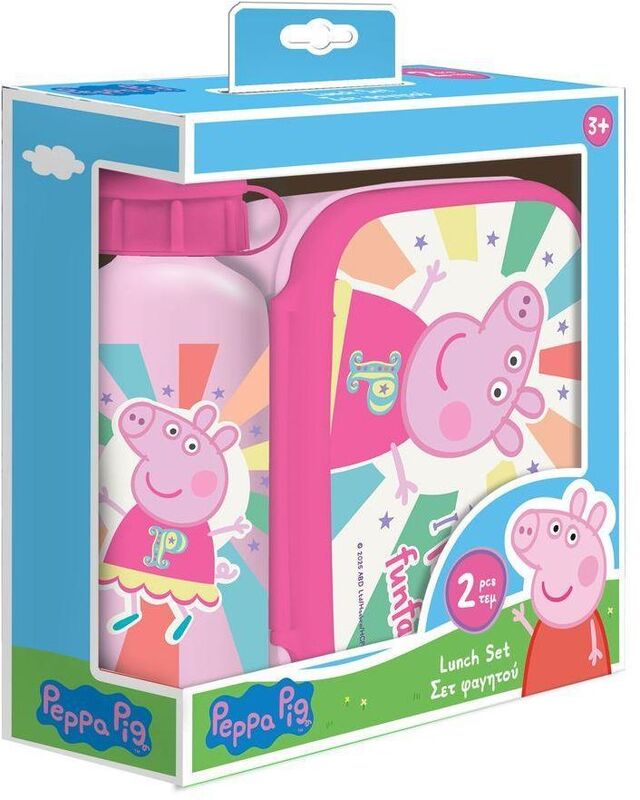 Peppa Pig Φαγητοδοχείο-Παγούρι Αλουμινίου Σετ (000482830)