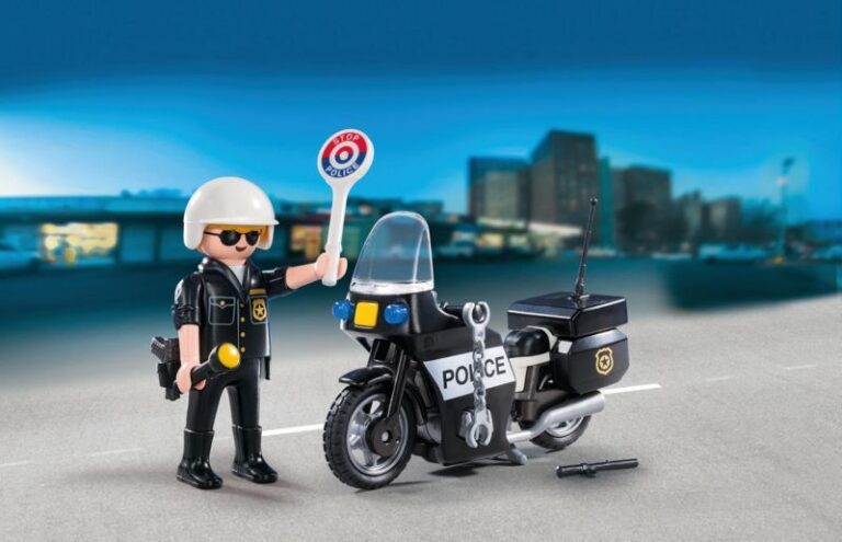 Playmobil Βαλιτσάκι Αστυνόμος Με Μοτοσικλέτα (5648)