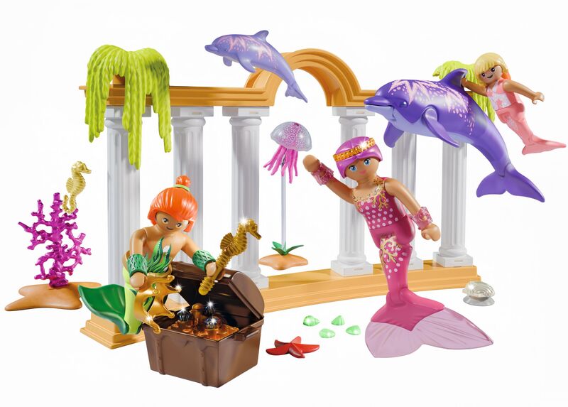 Playmobil Βασιλική Οικογένεια Γοργόνων Κια Δελφίνια (71861)