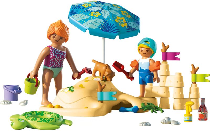 Playmobil Μαμά Και Παιδάκι Στην Παραλία (71906)