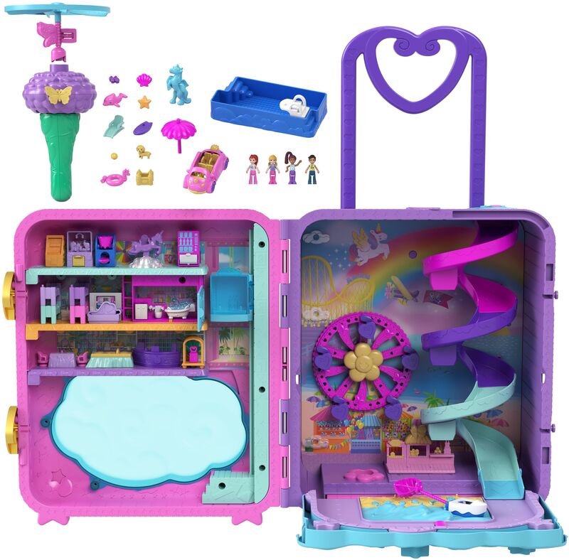 Polly Pocket Pollyville Βαλιτσάκι-Λούνα Παρκ (HKV43)