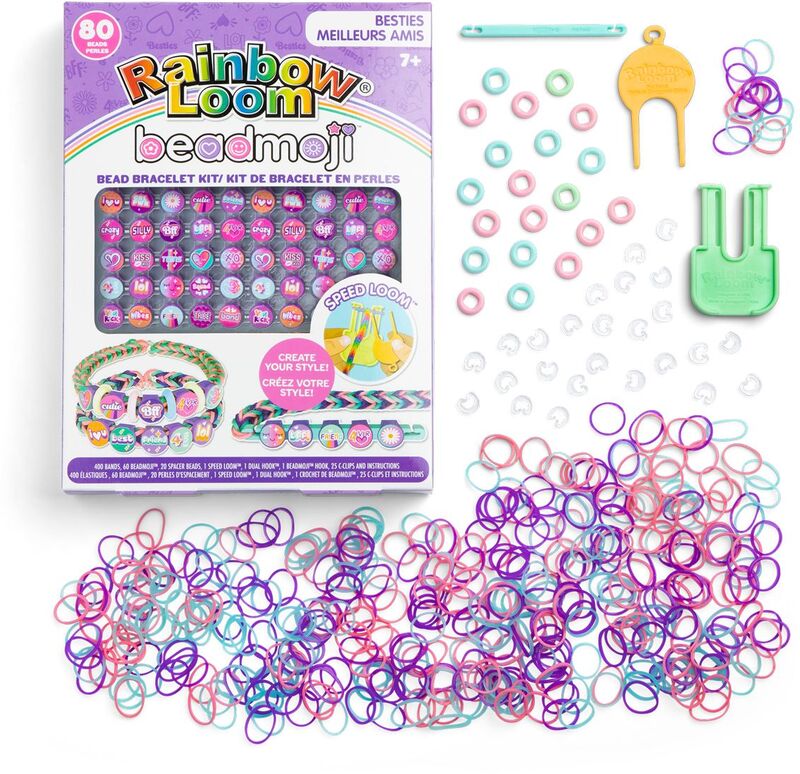 Rainbow Loom Beadmoji Σετ Βραχιόλια Besties (A0088)