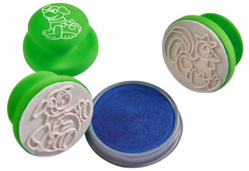 Simba Art & Fun-Σετ Σφραγίδες Softstamps 3τμχ-2 Σχέδια (106314056)