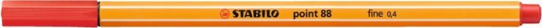 Stabilo Μαρκαδόρος Point 88/40 Red (01088040)