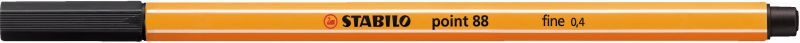 Stabilo Μαρκαδόρος Point 88/46 Black (01088046)