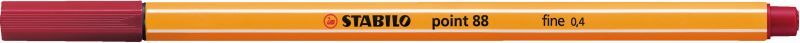 Stabilo Μαρκαδόρος Point 88/50 Crimson (01088050)