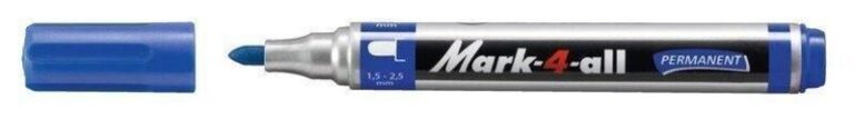 Stabilo Μαρκαδόρος Ανεξίτηλος 651/41 Blue-1Τμχ (11651041)