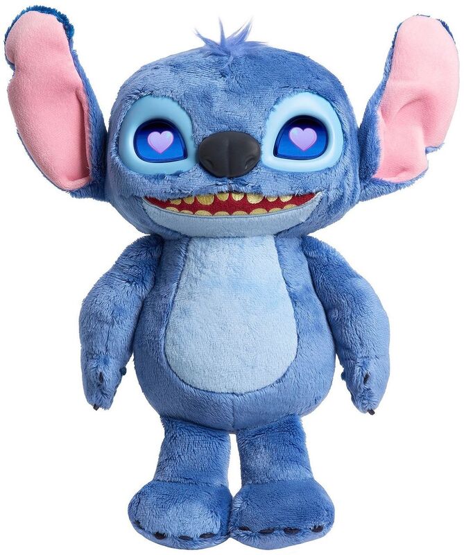 Stitch Λούτρινο Με Διαδραστικά Μάτια 36cm (TTC52000)