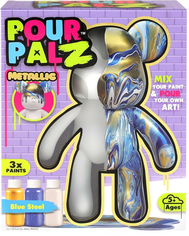 TMI Pour Palz-Αρκουδάκι Metallic W3 40ml-3 Σχέδια (G25016)