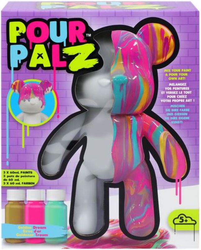 TMI Pour Palz-Αρκουδάκι W1 40ml-3 Σχέδια (GS-G33670)