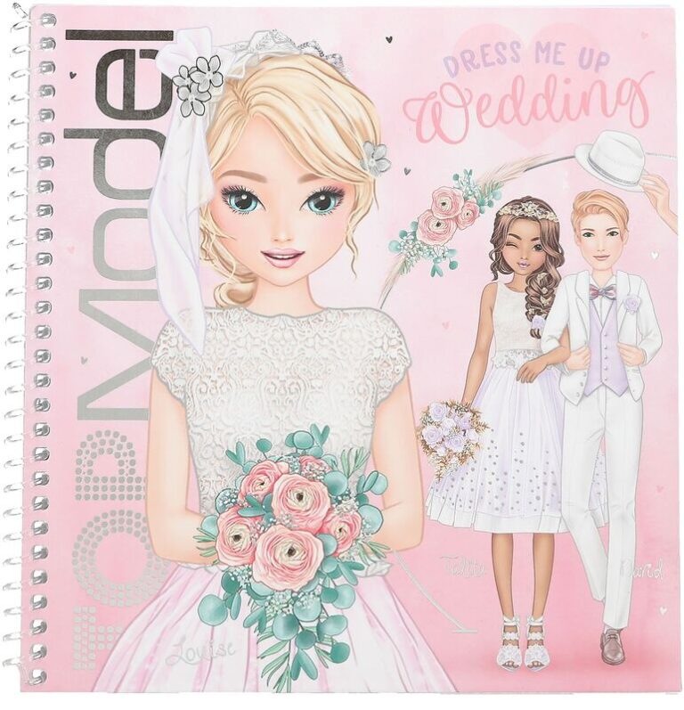 Top Model Μπλοκ Με Αυτοκόλλητα-Dress Me Up Wedding (D13529)