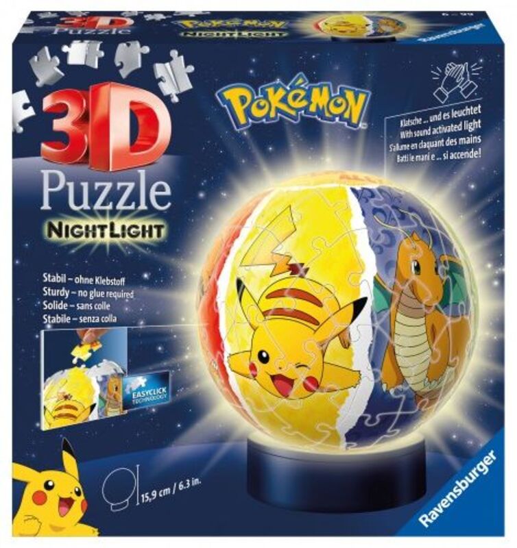 Παζλ 3D Μπαλαλάμπα Pokemon 72Τμχ (11547)