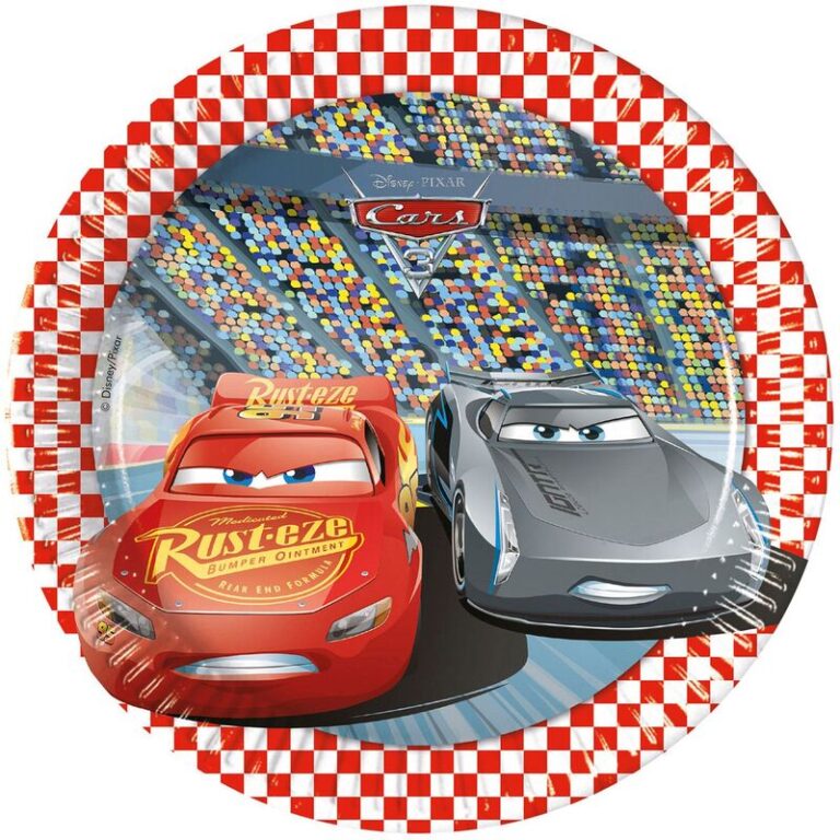 Πιάτα Μεσαία Cars 3 8Τμχ (93489)