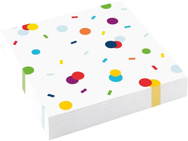 Χαρτοπετσέτες 33Χ33 Confetti Birthday 20Τμχ (M9906346)