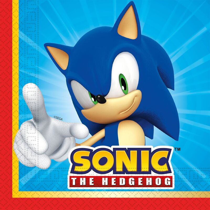 Χαρτοπετσέτες 33Χ33 SONIC 20Τμχ (95651)
