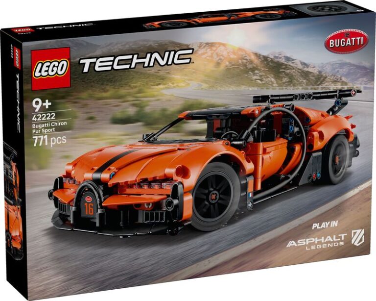LEGO Technic Bugatti Chiron Pur Sport Hypercar (42222)