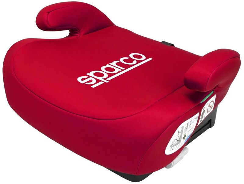 Sparco Κάθισμα Αυτοκινήτου Booster I-Size With Isofix Red (SK100IRD)