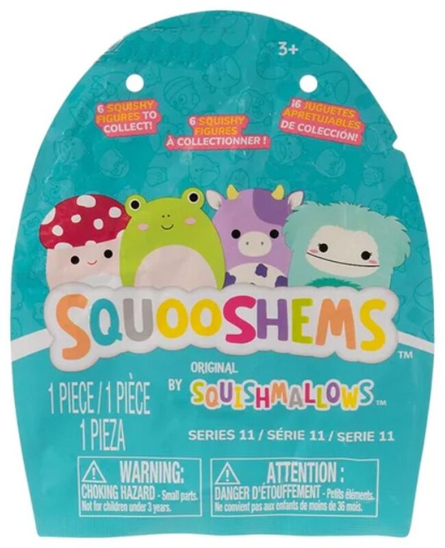 Squishmallows-Squooshems VIP Squad Φακελάκια 6cm-6 Σχέδια (JWSS0035)