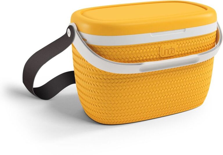 Adriatic Φορητό Ψυγείο 18L-Yellow (9818/G/C)