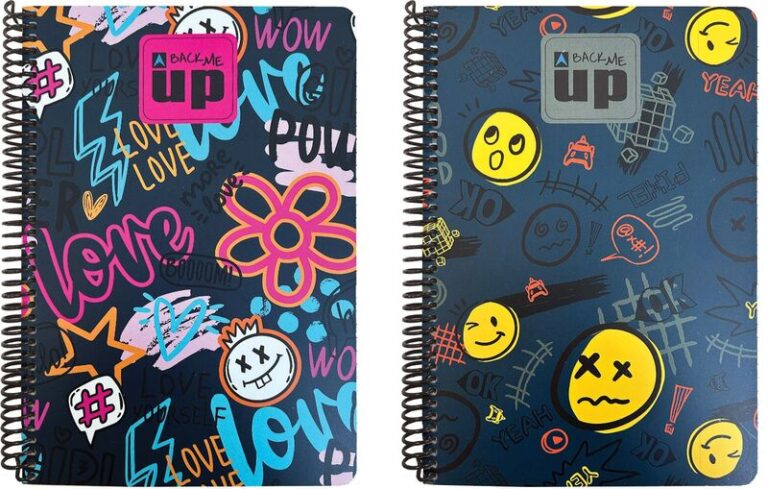 All Over-More Love Τετράδιο 17X25 Σπιράλ 2 Θεμάτων 70 Φύλλων-2 Σχέδια (357-31402)