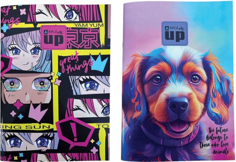 Anime-Puppy Τετράδιο Καρφίτσα Α4 50Φύλλων-2 Σχέδια (357-32444)