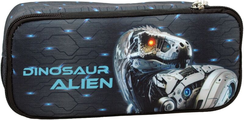 BMU Dinosaur Alien 25 Κασετίνα Βαρελάκι Οβάλ (357-27141)