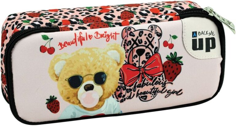 BMU Fashion Bear 26 Κασετίνα Βαρελάκι Οβάλ (357-35141)