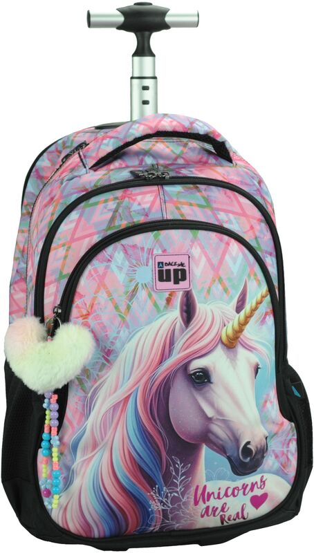 BMU Pastel Unicorn 26 Σακίδιο Trolley (357-41074)