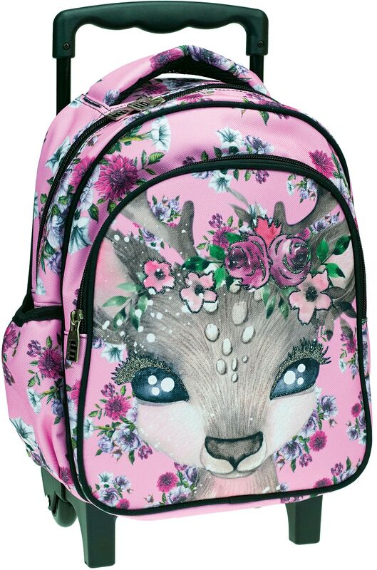 BMU Pink Deer 23 Σακίδιο Νηπιαγωγείου Trolley (357-11072)