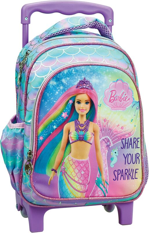 Barbie Fantasy 25 Σακίδιο Νηπιαγωγείου Trolley (349-91072)