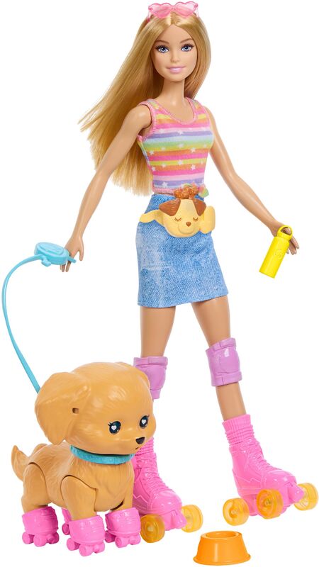 Barbie Roller Skates Με Σκυλάκι (JMJ44)