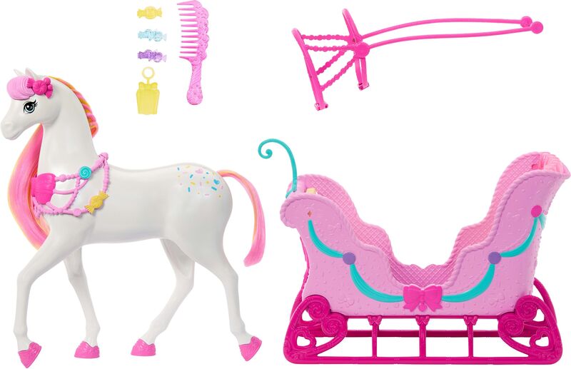 Barbie Καρυοθραύστης-Άλογο Με Άμαξα (JNH63)