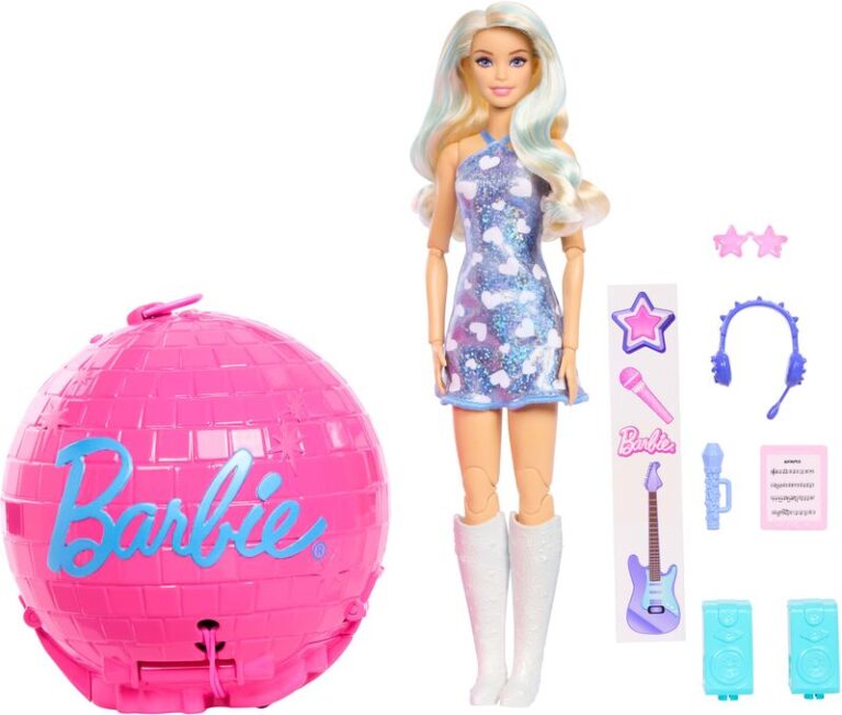 Barbie Μπάλα 'Εκπληξη-Ποπ Σταρ (JMK19)