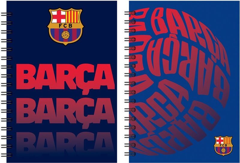 Barcelona Τετράδιο 17X25 Σπιράλ 2 Θεμάτων 70 Φύλλων-2 Σχέδια (380-00402)
