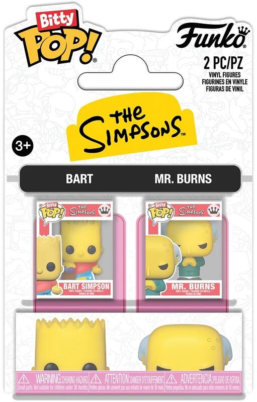 Bitty Pop!Bart Simpson & Mr.Burns-The Simpsons 2Τμχ (111529)