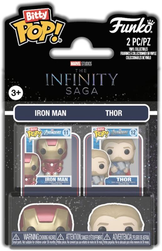 Bitty Pop!Iron Man & Thor-Marvel Σετ 2Τμχ (111528)