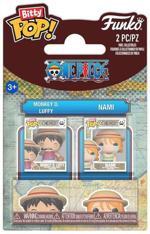 Bitty Pop!Monkey D.Luffy & Nami-One Piece Σετ 2Τμχ (112843)