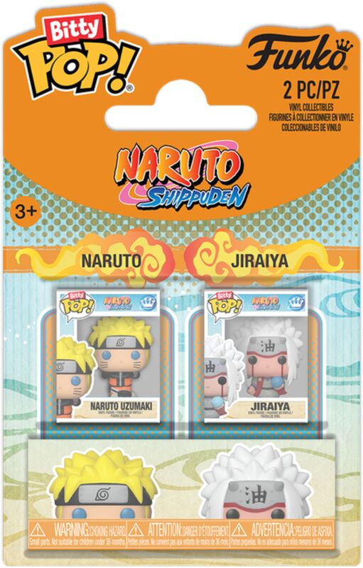 Bitty Pop!Naruto & Jiraiya-Naruto Shippuden 2Τμχ (111531)