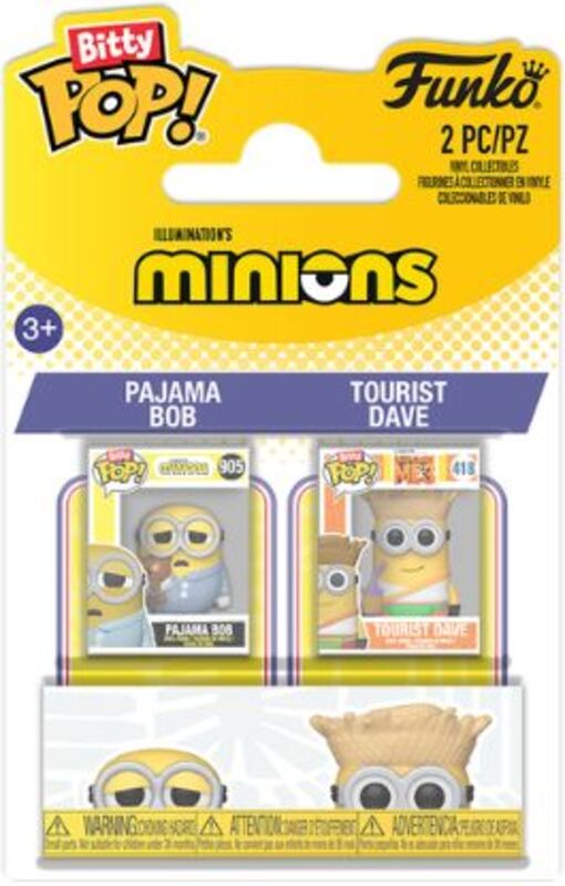 Bitty Pop!Pajame Bob & Tourist Dave-Minions Σετ 2Τμχ (112844)