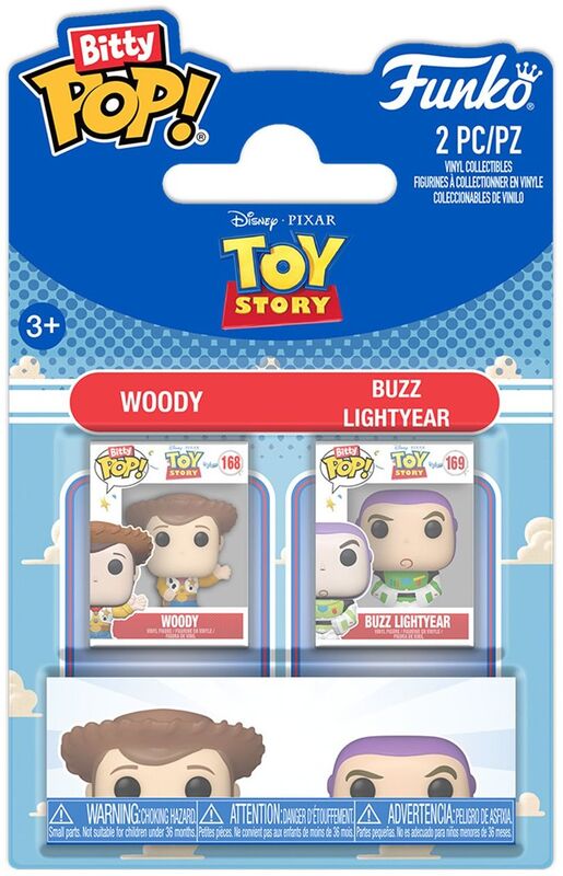 Bitty Pop!Woody & Buzz Lightyear-Toy Story 2Τμχ (112845)
