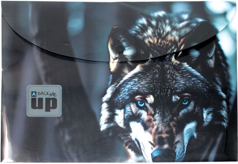 Blue Eye Wolf Φάκελος Κουμπί (357-33580)