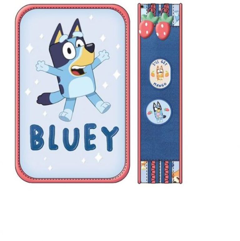 Bluey 26 Κασετίνα Διπλή Γεμάτη Blue (260331)
