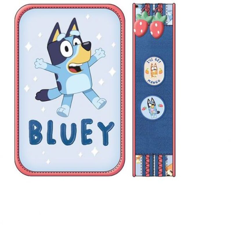 Bluey 26 Κασετίνα Διπλή Γεμάτη Blue (260331)
