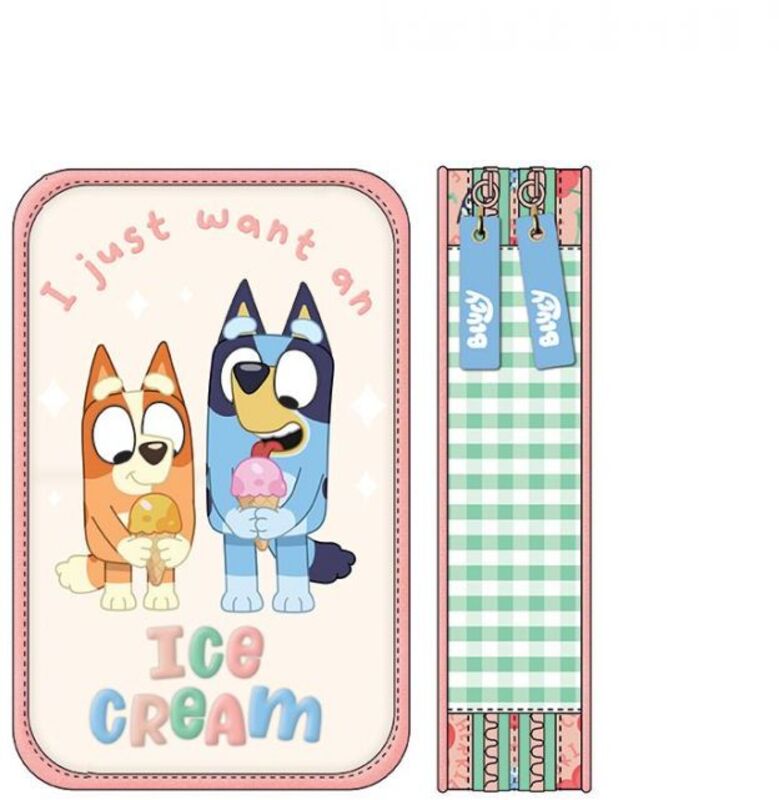 Bluey 26 Κασετίνα Διπλή Γεμάτη Ice Cream (260332)